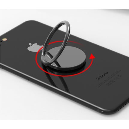 Magnetische Popgrip Telefoonbutton Zuignap Grip Socket Houder Beugel Knop Kickstand Zilver