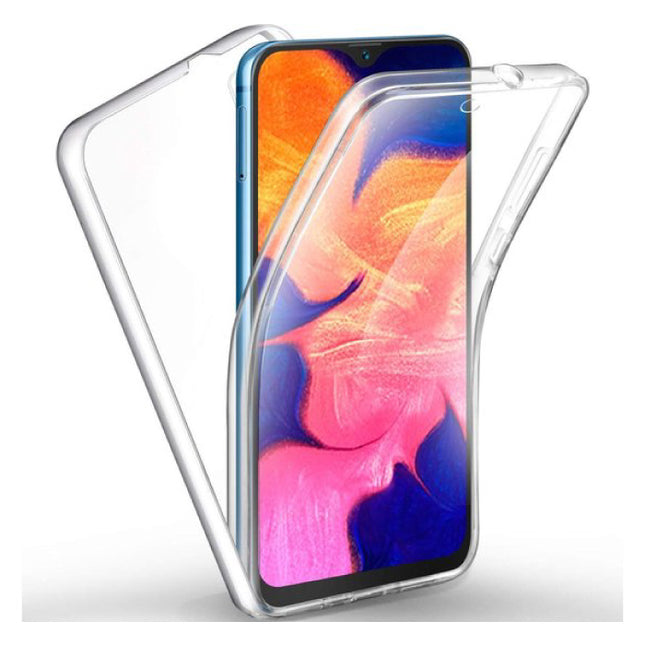 Samsung Galaxy A31 Full Body 360° Hoesje - Volledige Bescherming Transparant TPU Silicone Case + PET Screenprotector