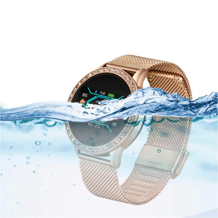 Fashion Sports Smartwatch Fitness Sport Activity Tracker Smartphone Horloge iOS Android - Goud