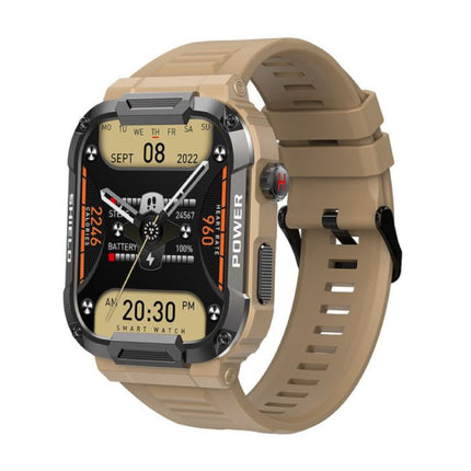 MK66 Outdoor Smartwatch - 1.85" Display - Activity Tracker Horloge Khaki