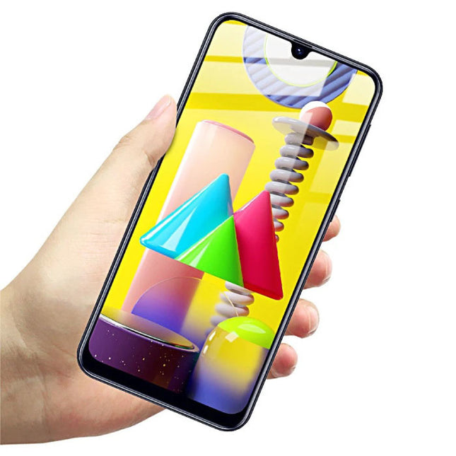 10-Pack Samsung Galaxy M31 Full Cover Screen Protector 9D Tempered Glass Film Gehard Glas Glazen