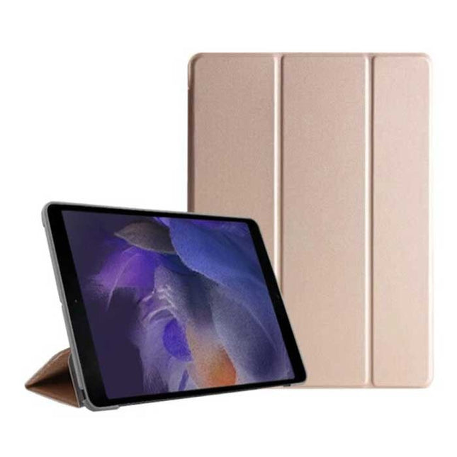 Samsung Galaxy Tab A8 10.5" (2021) Tri-Fold Cover Vouwbaar - Hoesje met Kickstand Goud