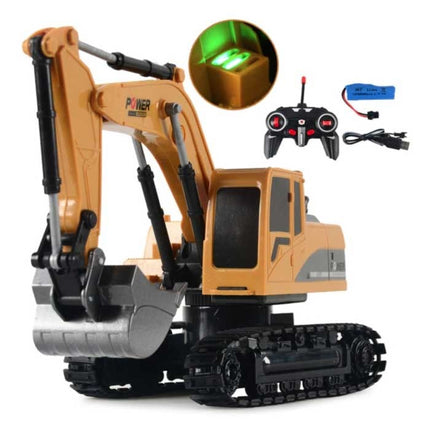 Graafmachine Kraan met Afstandsbediening - Bestuurbaar Speelgoed Machine op 1:32 Schaal