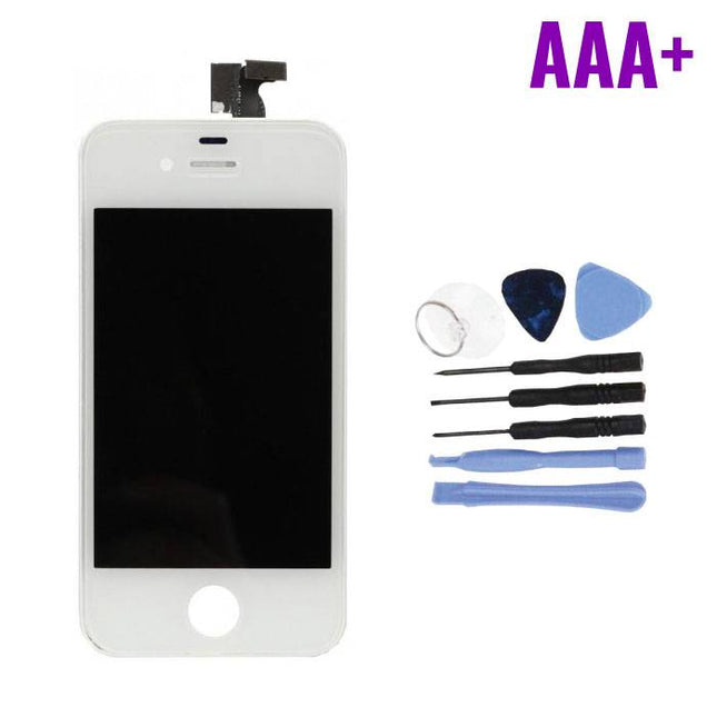 iPhone 4 Scherm (Touchscreen + LCD + Onderdelen) AAA+ Kwaliteit - Wit + Gereedschap