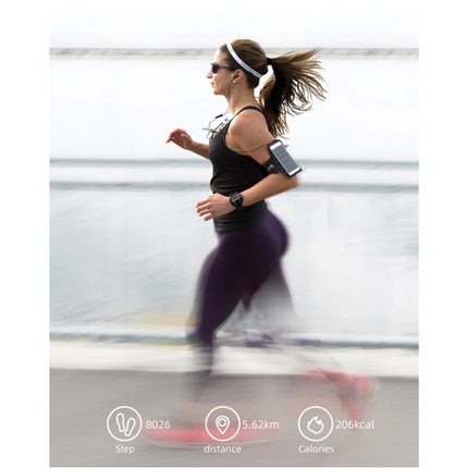 Red Line Smartwatch Smartband Smartphone Fitness Sport Activity Tracker Horloge IPS iOS Android iPhone Samsung Huawei Blauw