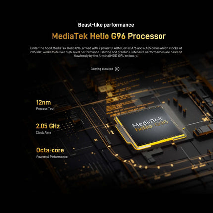 S98 Smartphone Outdoor Zwart - Octa Core - 8 GB RAM - 256 GB Opslag - 64 MP Camera - 6000mAh Batterij