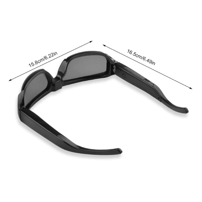 Zonnebril Camcorder - Camera DVR Video Recorder Glasses HD 1080p  - Zwart