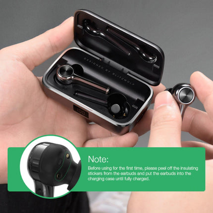 BW-FYE6 Draadloze Oordopjes - TWS Sport Oortjes True Touch Control Oordopjes Bluetooth 5.0 Wireless Buds Earphones Oortelefoon Zwart