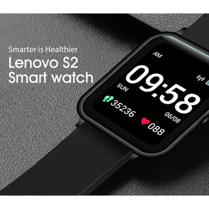 S2 Smartwatch met Extra Bandje -  Fitness Sport Activity Tracker Silica Gel Horloge Android Blauw-Rood