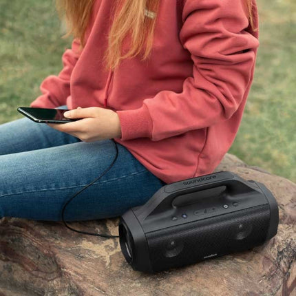 Anker Soundcore Motion Boom - Bluetooth 5.0 Draadloze Luidspreker Soundbar met Handvat Zwart