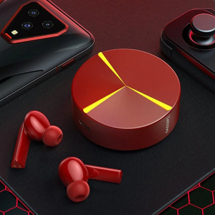 GM1 Draadloze Gaming Oortjes - Smart Touch Oordopjes TWS Bluetooth 5.0 Earphones Earbuds Oortelefoon Rood