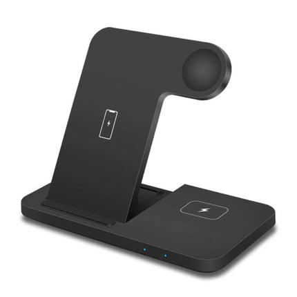 3 in 1 Oplaadstation voor Apple iPhone / iWatch / AirPods -  Charging Dock 15W Wireless Pad Zwart