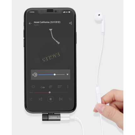 iPhone Lightning Oplader & AUX Splitter - Headphone Audio Splitter Adapter Zwart