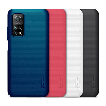 Xiaomi Mi 10T Frosted Shield Hoesje - Shockproof Case Cover Cas Wit