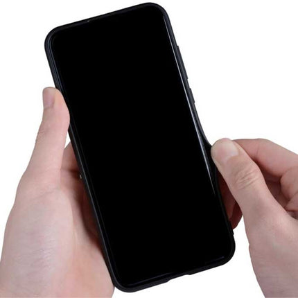 Xiaomi 12 Leren Hoesje - Shockproof Case Cover Hout Patroon Lichtgrijs