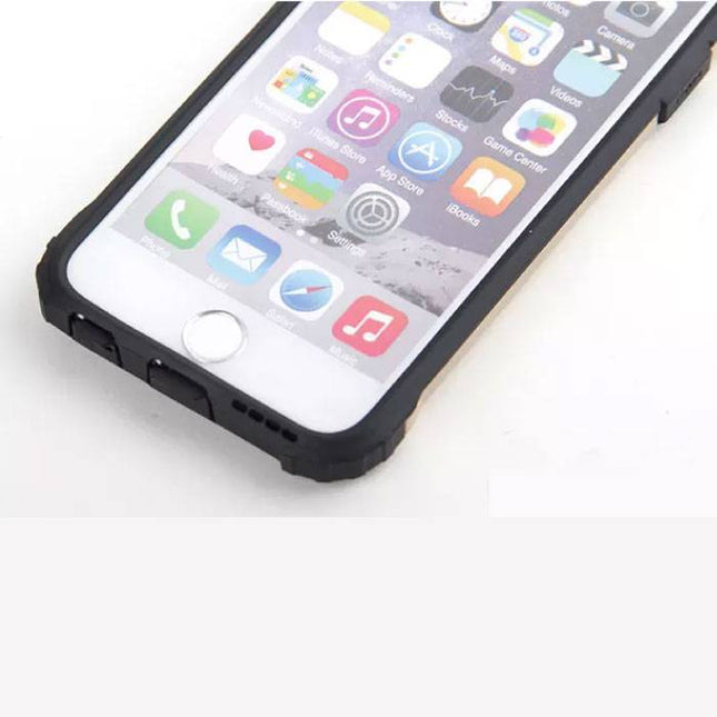 iPhone 5 5S SE - Gold Plated Armor Case Cover Cas Silicone TPU Hoesje Goud