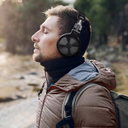 Pro-C Draadloze Koptelefoon - 110 Uur Afspeeltijd - Headset met Microfoon DJ Headphones - Beige