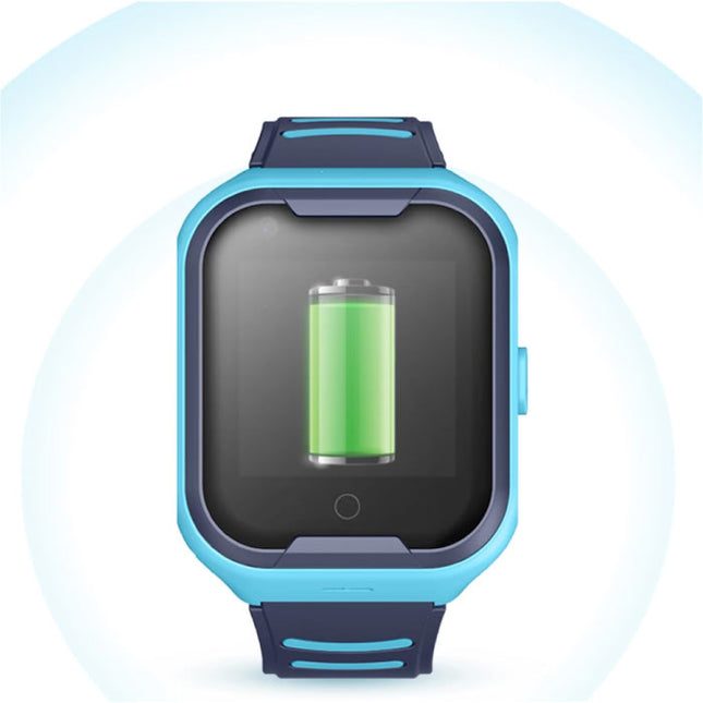 Smartwatch voor Kinderen met GPS Tracker Smartband Smartphone Horloge IPS iOS Android Zwart
