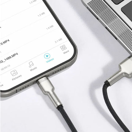 USB Oplaadkabel voor iPhone Lightning - 2 Meter - Gevlochten Nylon - Tangle Resistant Oplader Data Kabel Groen
