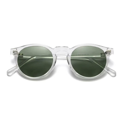 Vintage Zonnebril voor Dames - UV400 Gepolariseerde Bril Shades Brillen - Transparant