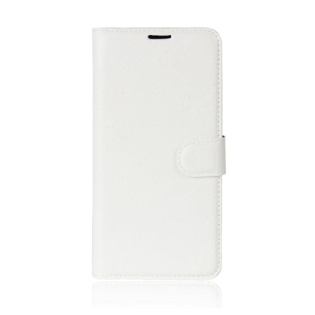 Xiaomi Redmi Note 9 Leren Flip Case Portefeuille - PU Leer Wallet Cover Cas Hoesje Wit