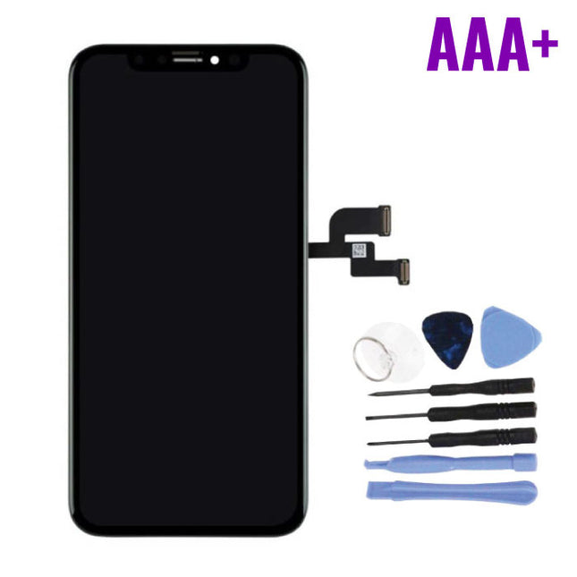 iPhone XS Scherm (Touchscreen + OLED + Onderdelen) AAA+ Kwaliteit - Zwart + Gereedschap