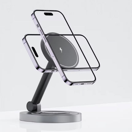 3 in 1 Magnetisch Oplaadstation - Compatibel met Apple iPhone / iWatch / AirPods -  Charging Dock 15W Oplader - Zwart