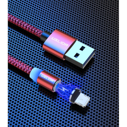 Micro-USB Magnetische Oplaadkabel 1 Meter - Gevlochten Nylon Oplader Data Kabel Android Zilver