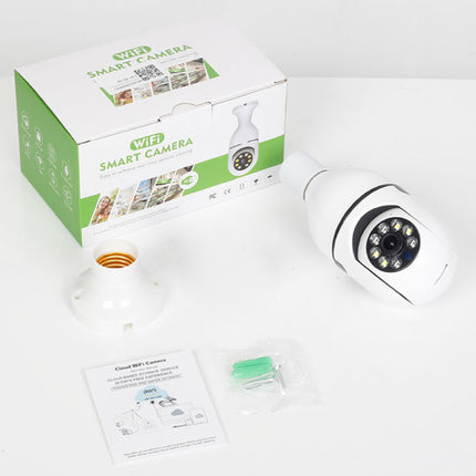E27 Lamp Camera met Microfoon - WiFi Night Vision Motion Detection Smart Home Security