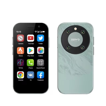 King 9000 Mini Smartphone - 2 GB RAM - 16 GB Opslag - 5 MP Camera - 2000mAh Batterij - Paars