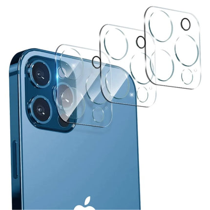3-Pack iPhone 13 Pro Max Tempered Glass Camera Lens Cover - Shockproof Case Bescherming
