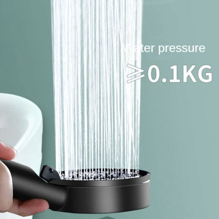 Turbo Vol Douchekop - Hoge Druk 5-modi Badkuip Badkamer Douche - Zwart