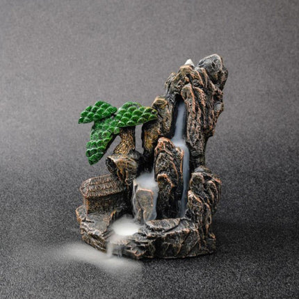 Aromatherapie Sier Wierookbrander Waterval Terugstromen - Backflow Incense Burner Feng Shui Decor Hars Ornament