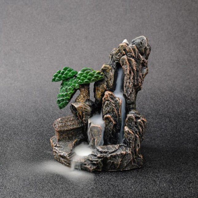 Aromatherapie Sier Wierookbrander Waterval Terugstromen - Backflow Incense Burner Feng Shui Decor Hars Ornament