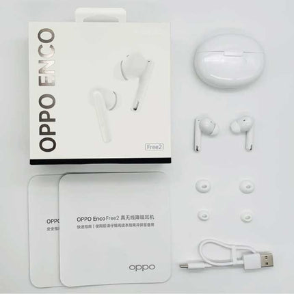 Enco Free 2 Draadloze Oortjes - Touch Control Oordopjes TWS Bluetooth 5.2 Oortelefoon Zwart