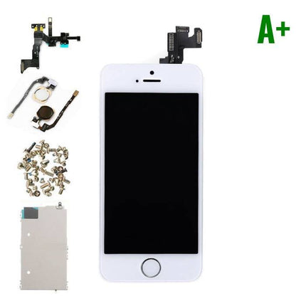iPhone 5S Voorgemonteerd Scherm (Touchscreen + LCD + Onderdelen) A+ Kwaliteit - Wit