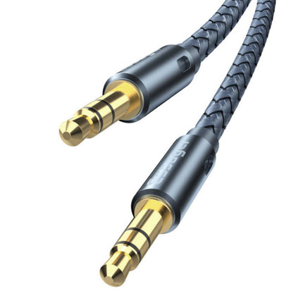AUX Kabel 3.5mm Gevlochten Nylon Audio Jack - 5 Meter