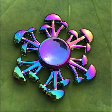 Fidget Spinner - Anti Stress Hand Draaier Speelgoed Toy R118 Metaal Chroma