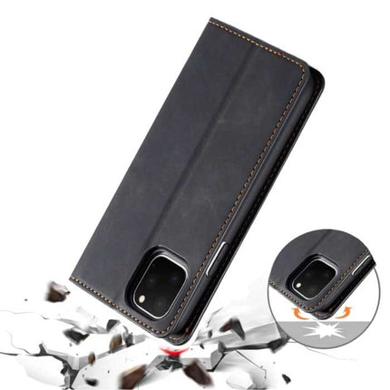 iPhone 14 Flip Case Portefeuille - Wallet Cover Leer Hoesje Zwart