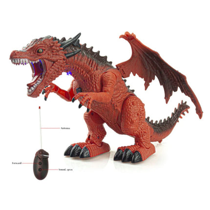 Ijs Draak met Afstandsbediening - RC 2.4G Bestuurbaar Speelgoed Dino Robot Blauw