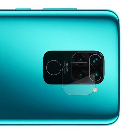 3-Pack Xiaomi Redmi Note 9 Tempered Glass Camera Lens Cover - Shockproof Film Case Bescherming
