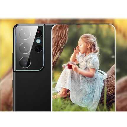 Samsung Galaxy S21 Ultra Tempered Glass Camera Lens Cover - Shockproof Case Bescherming
