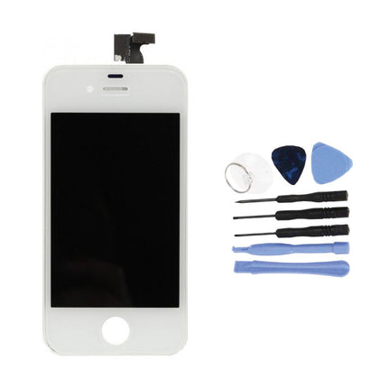 iPhone 4S Scherm (Touchscreen + LCD + Onderdelen) A+ Kwaliteit - Wit + Gereedschap