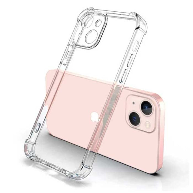 iPhone 14 Pro Transparant Bumper Hoesje - Clear Case Cover Silicoon Schokbestendig