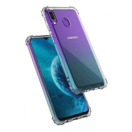Samsung Galaxy A20 Transparant Bumper Hoesje - Clear Case Cover Silicone TPU Anti-Shock
