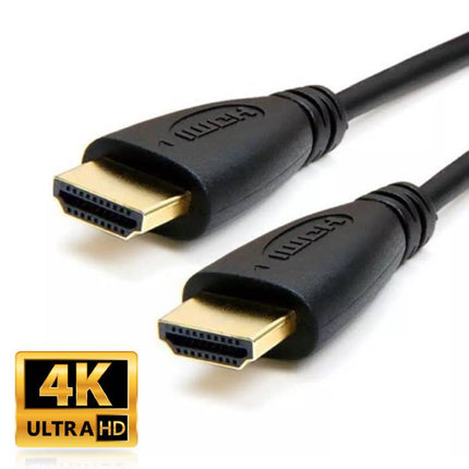 Gold Plated HDMI Kabel 1.4V High Speed 1 Meter - 4K @ 340Mhz - HD Dolby 7.1