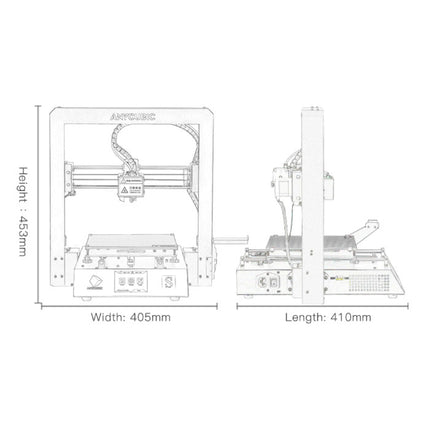 Mega-S 3D Printer DIY - Ultrabase / Middelgroot Printoppervlak / Hoge Precisie / Stevig Frame / Hangend Filamentrek