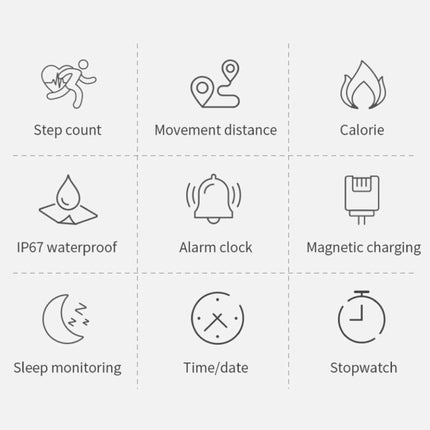 Fashion Smartwatch voor Vrouwen - Fitness Sport Activity Tracker Smartphone Horloge iOS Android - Zilver