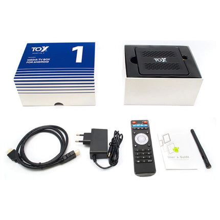 TOX1 TV Box Mediaspeler Android 9.0 Kodi - Bluetooth 4.2 - 4K - 4GB RAM - 32GB Opslagruimte