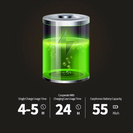 M6s TWS Draadloze Oortjes Bluetooth 5.0 Ear Wireless Buds Earphones Earbuds Oortelefoon Zwart
